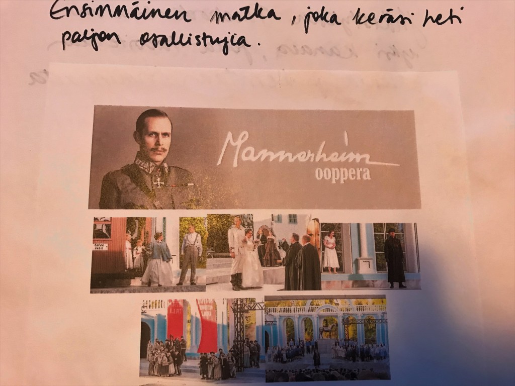 Kulttuurimatka Ilmajoelle Mannerheim-oopperaan 17.6.2018